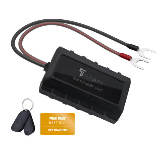 TruTrak Pro GV57MG V2 4G GPS-Tracker zur Benachrichtigung bei gestohlenen Fahrzeugen mit 2 Tags